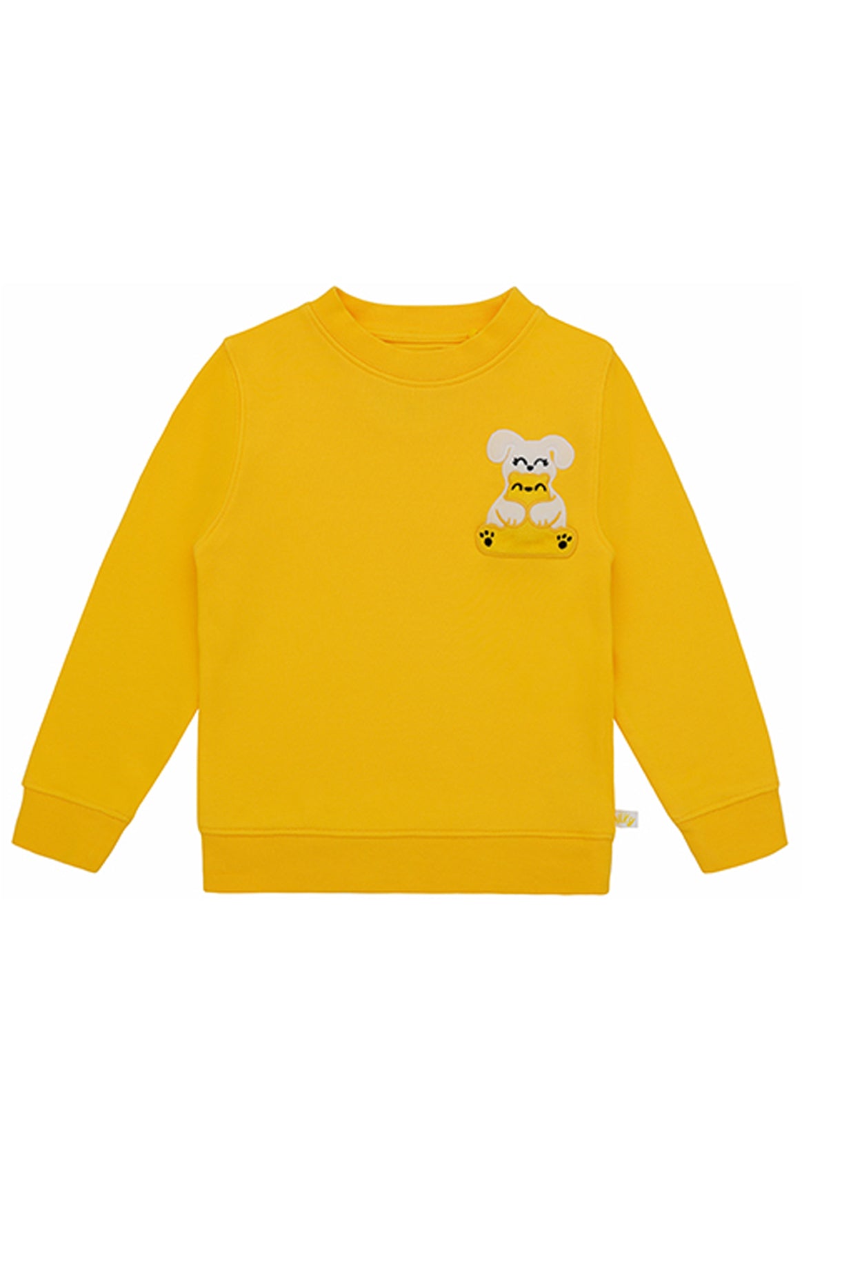 Ses Çıkaran Sarı Bisiklet Yaka SWEATSHIRT