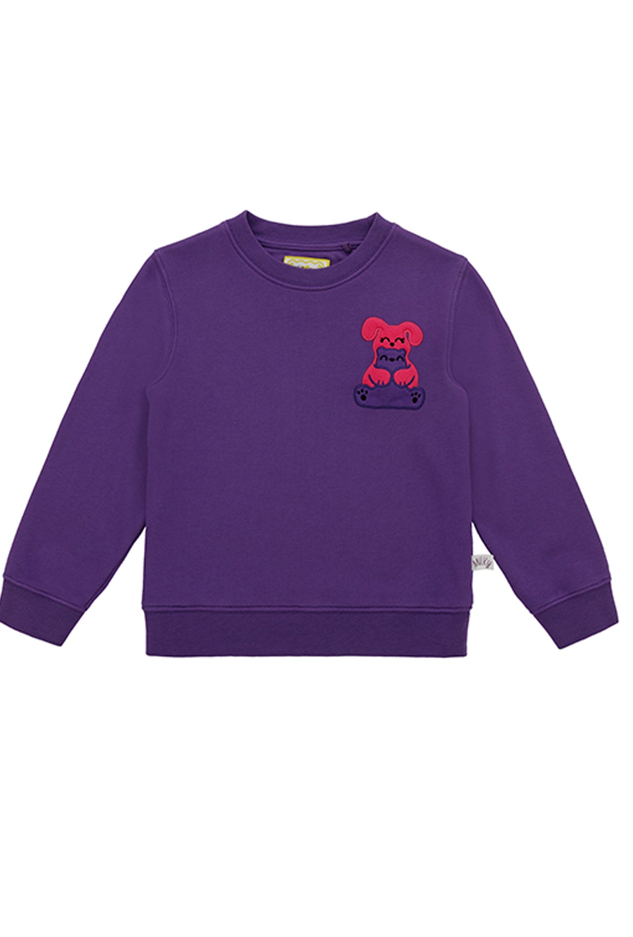 Ses Çıkaran Mor Bisiklet Yaka SWEATSHIRT