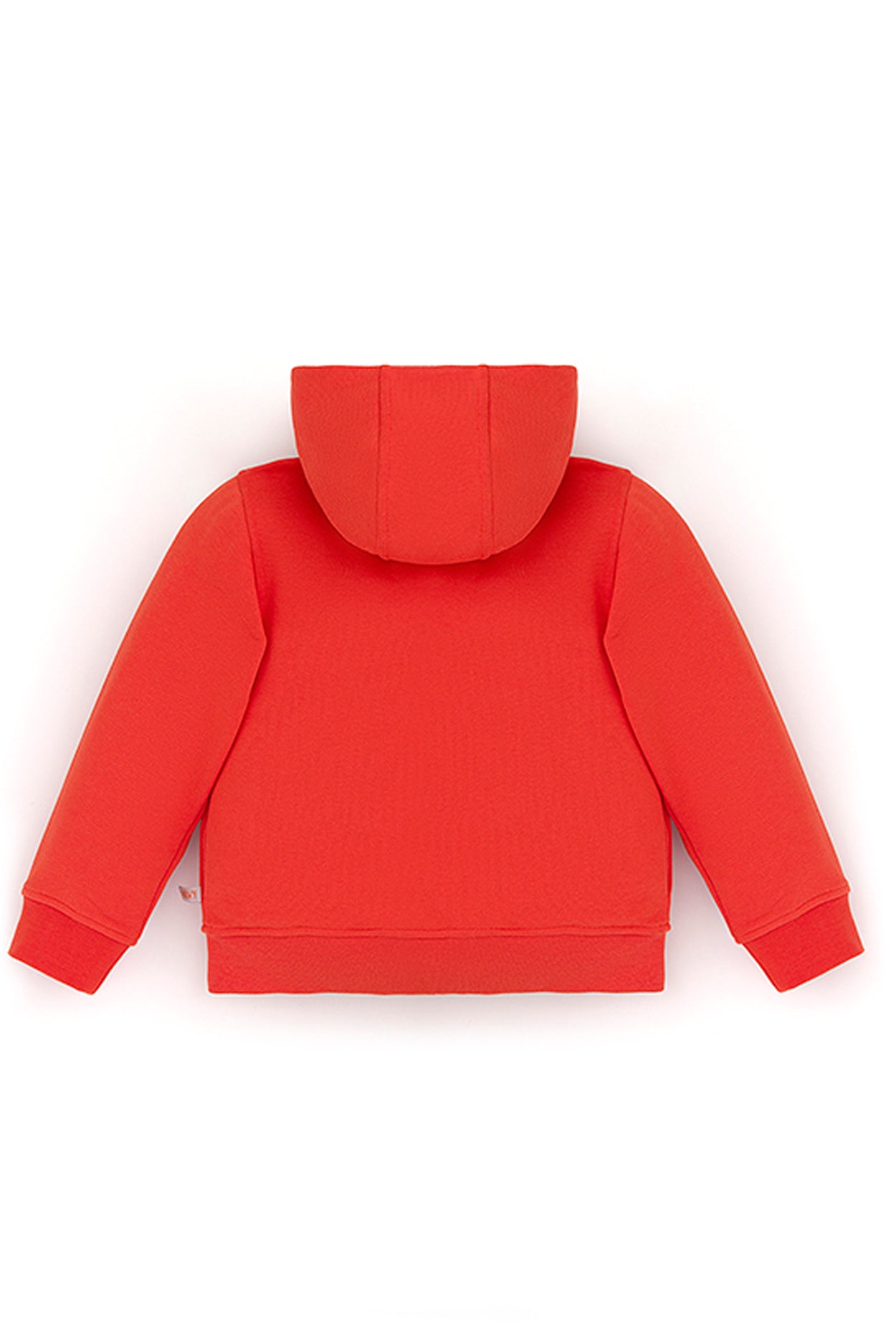 Ses Çıkaran Turuncu Fermuarlı Kapüşonlu SWEATSHIRT