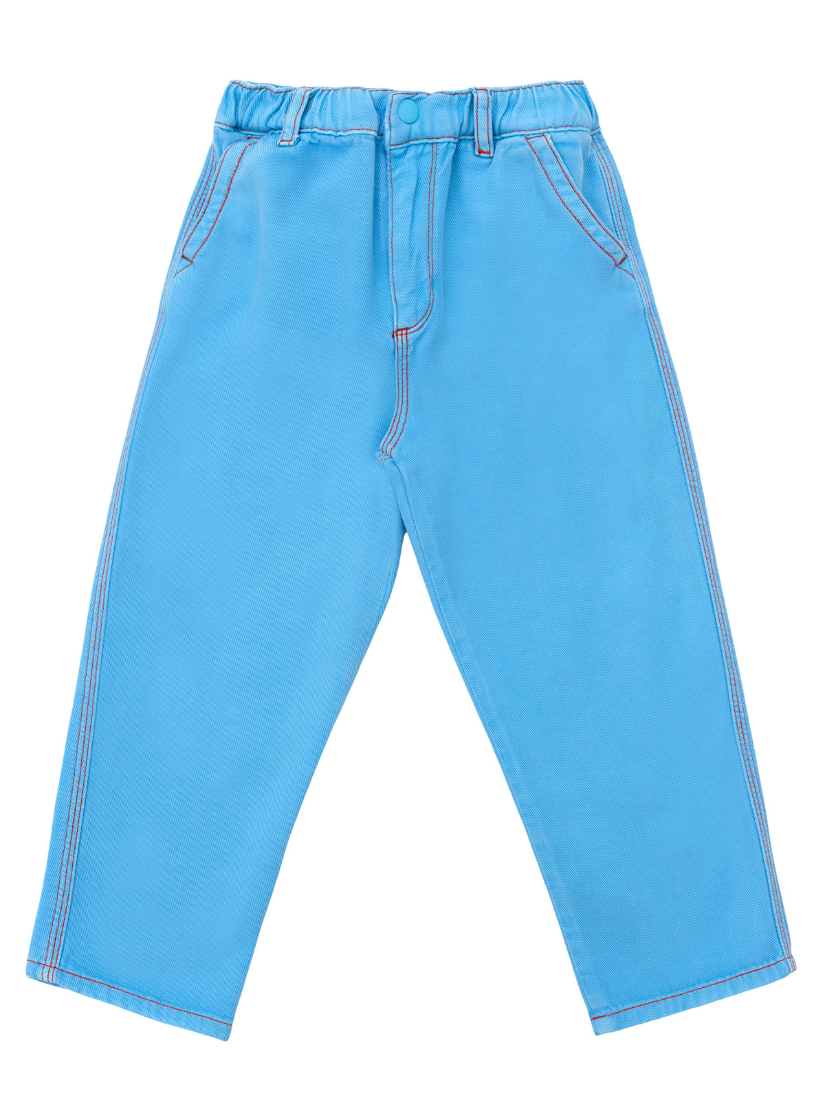 Kontrast Dikişli Tencel Jean