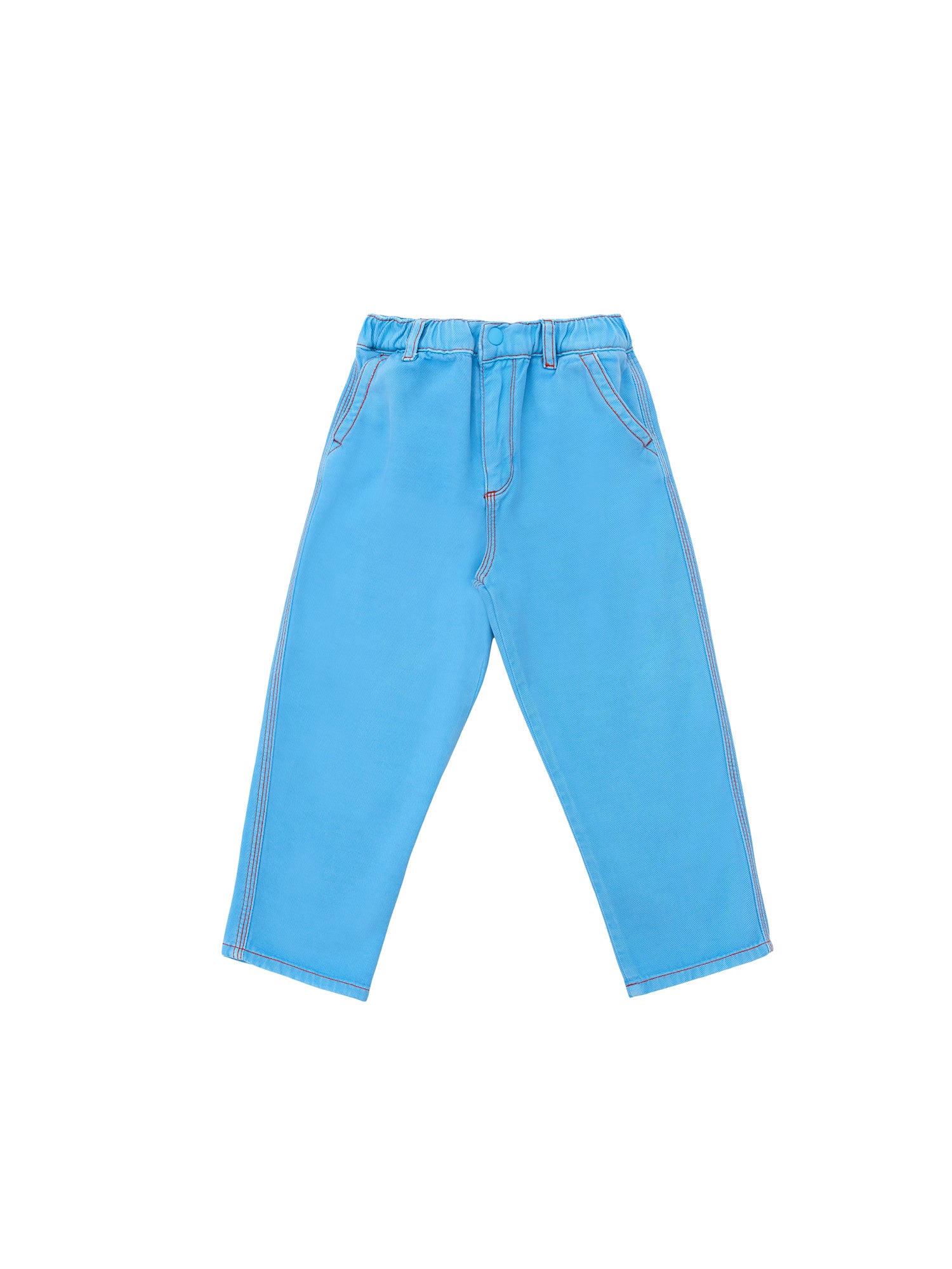 Kontrast Dikişli Tencel Jean