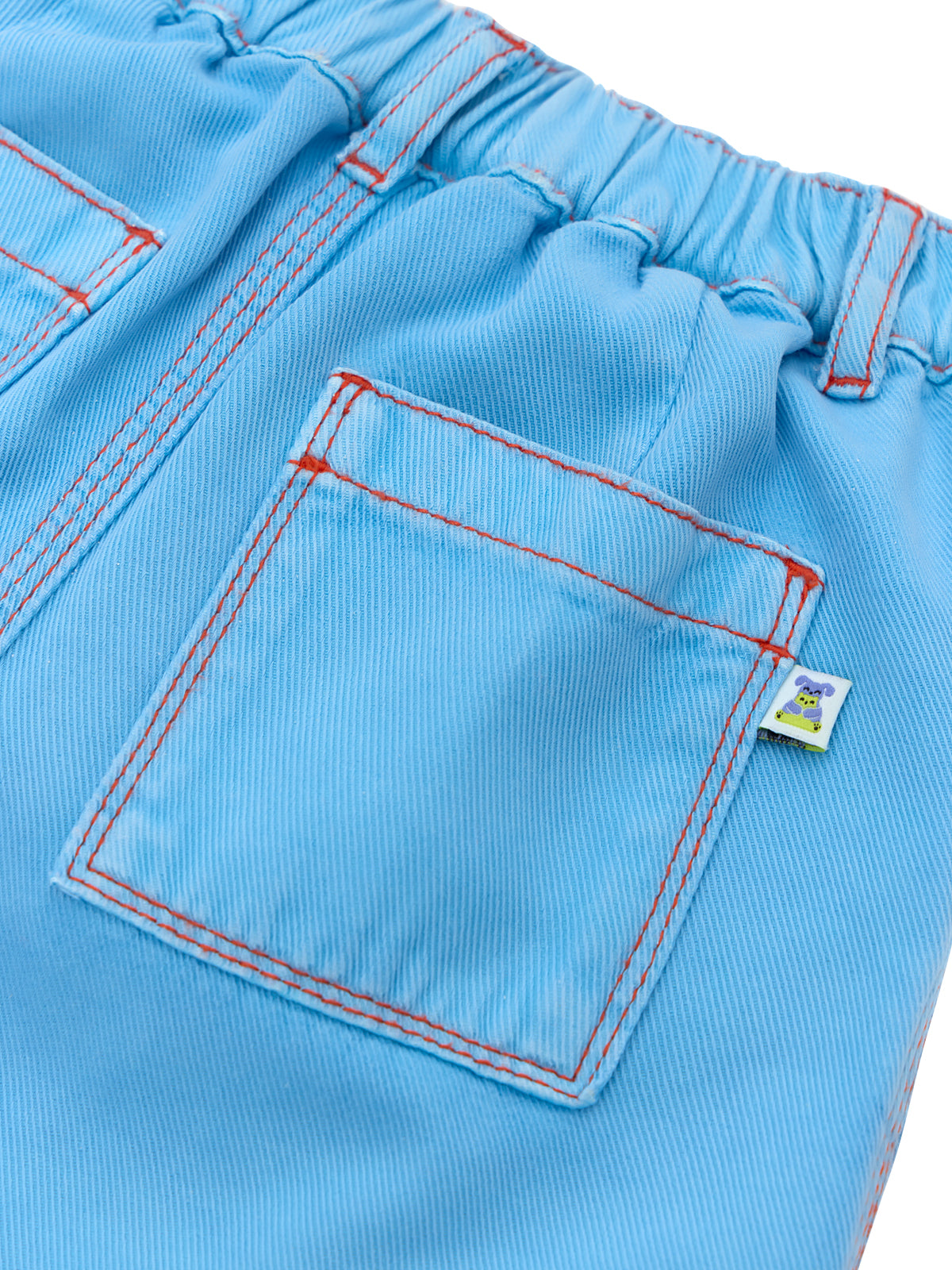 Kontrast Dikişli Tencel Jean