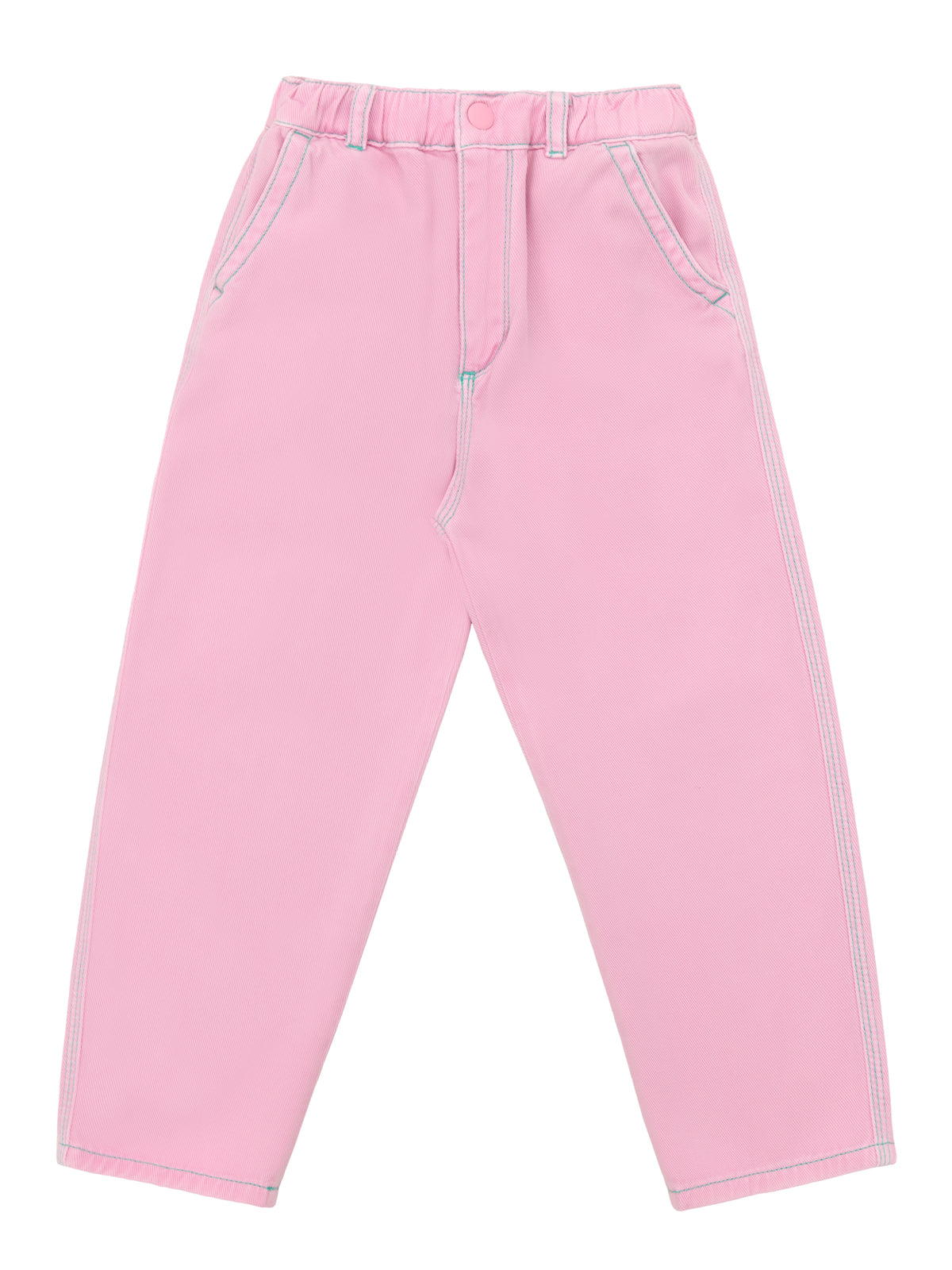 Kontrast Dikişli Tencel Jean