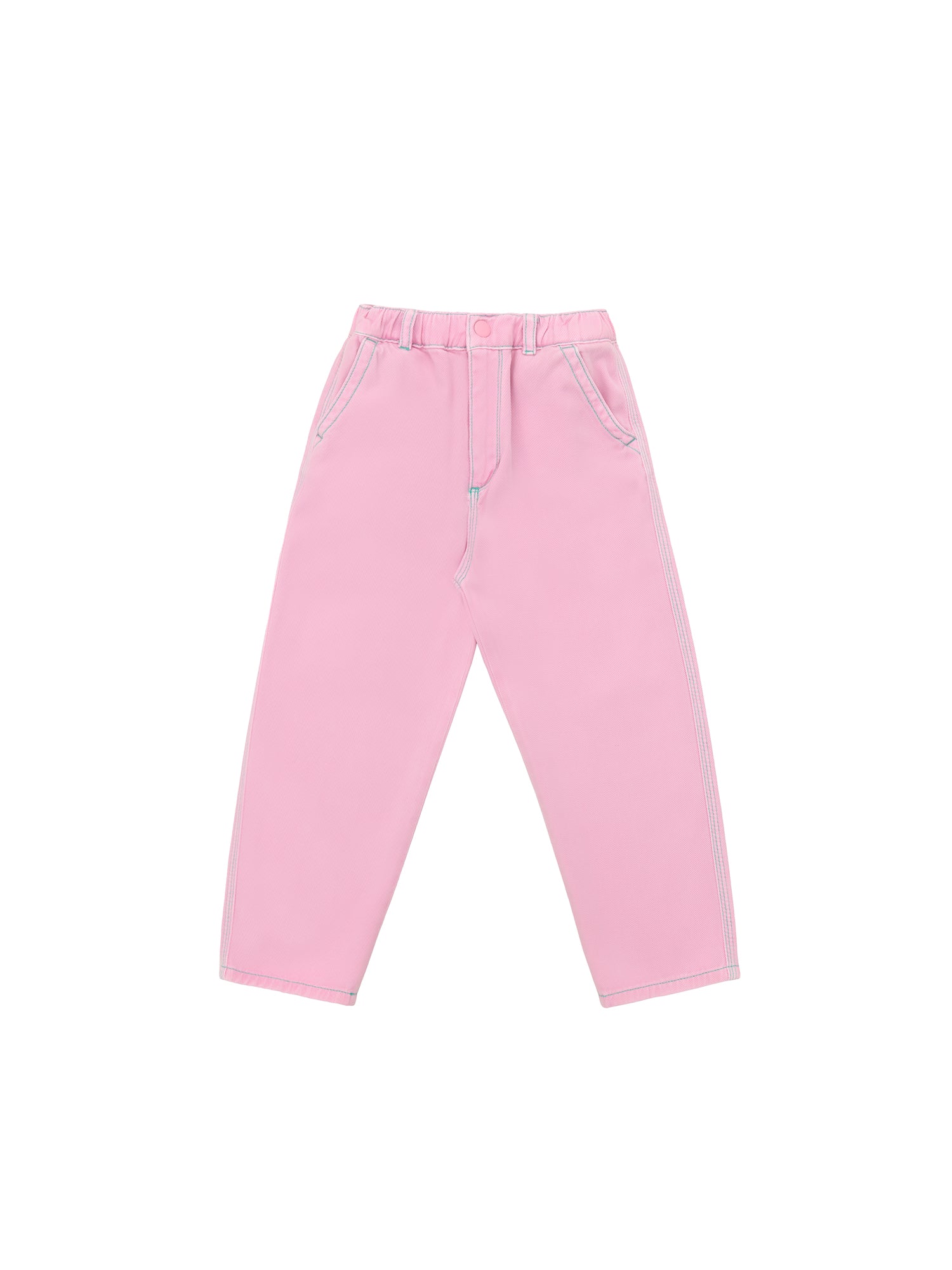 Kontrast Dikişli Tencel Jean