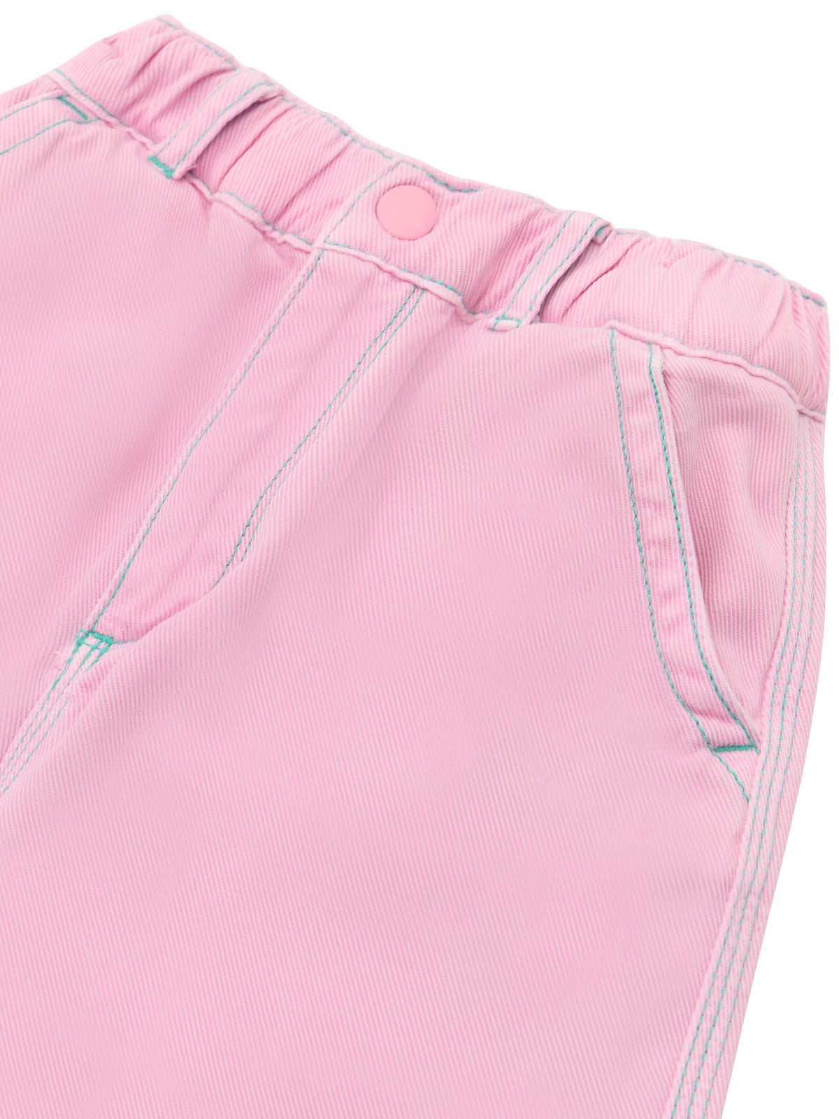 Kontrast Dikişli Tencel Jean