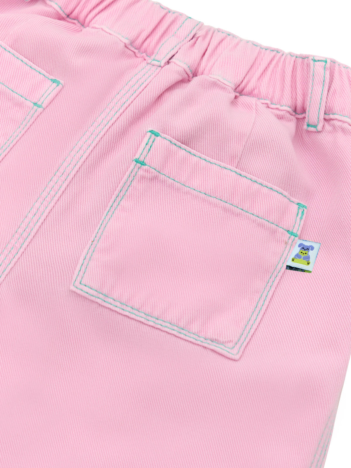Kontrast Dikişli Tencel Jean