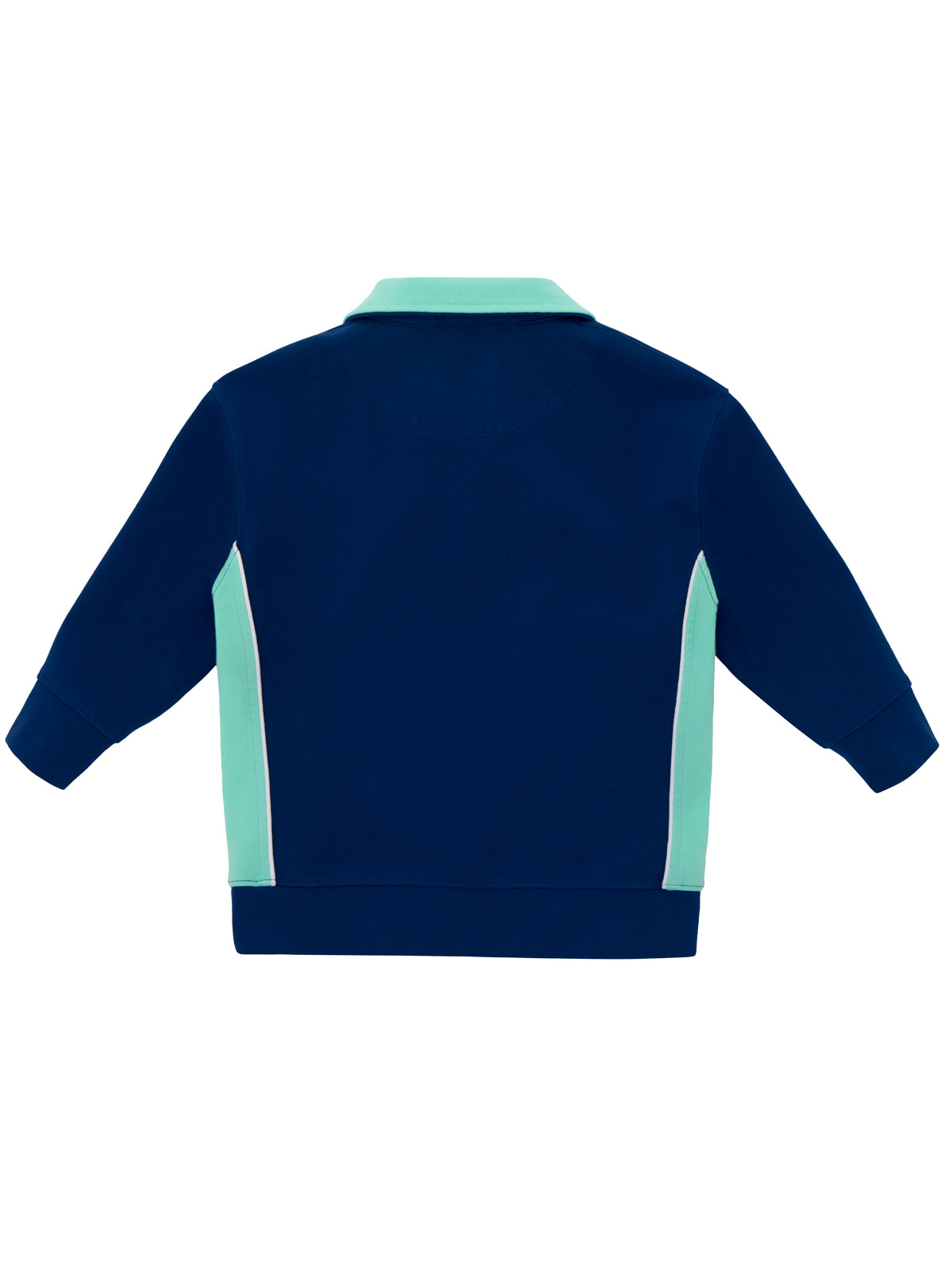 Dik Yaka Yarım Fermuarlı Sweatshirt