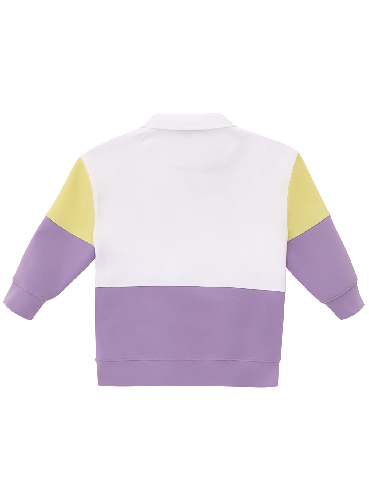 Dik Yaka Yarım Fermuarlı Sesli Sweatshirt