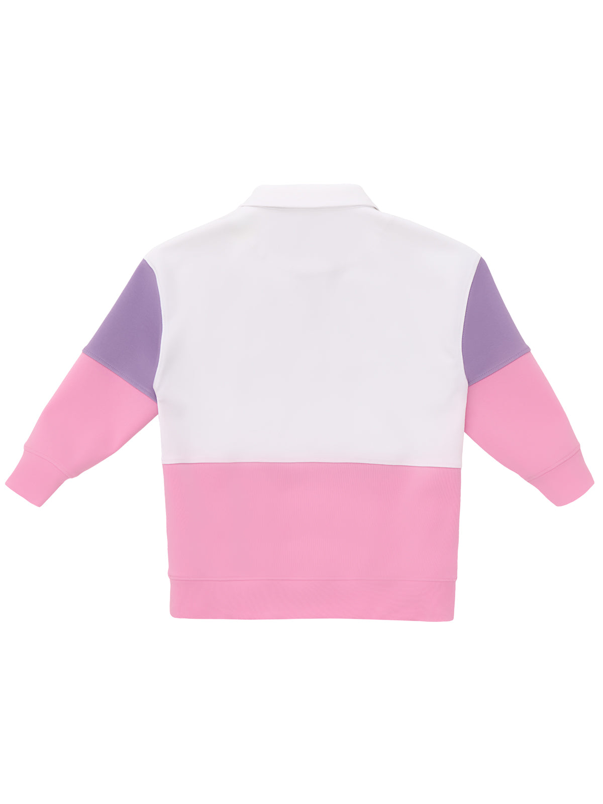 Dik Yaka Yarım Fermuarlı Sesli Sweatshirt