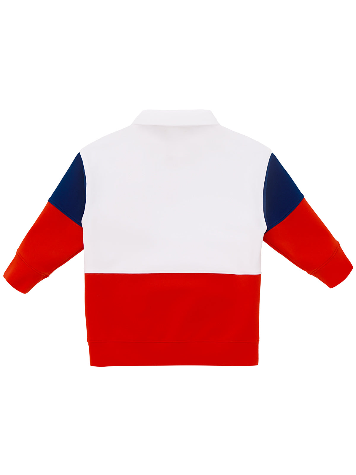 Dik Yaka Yarım Fermuarlı Sesli Sweatshirt