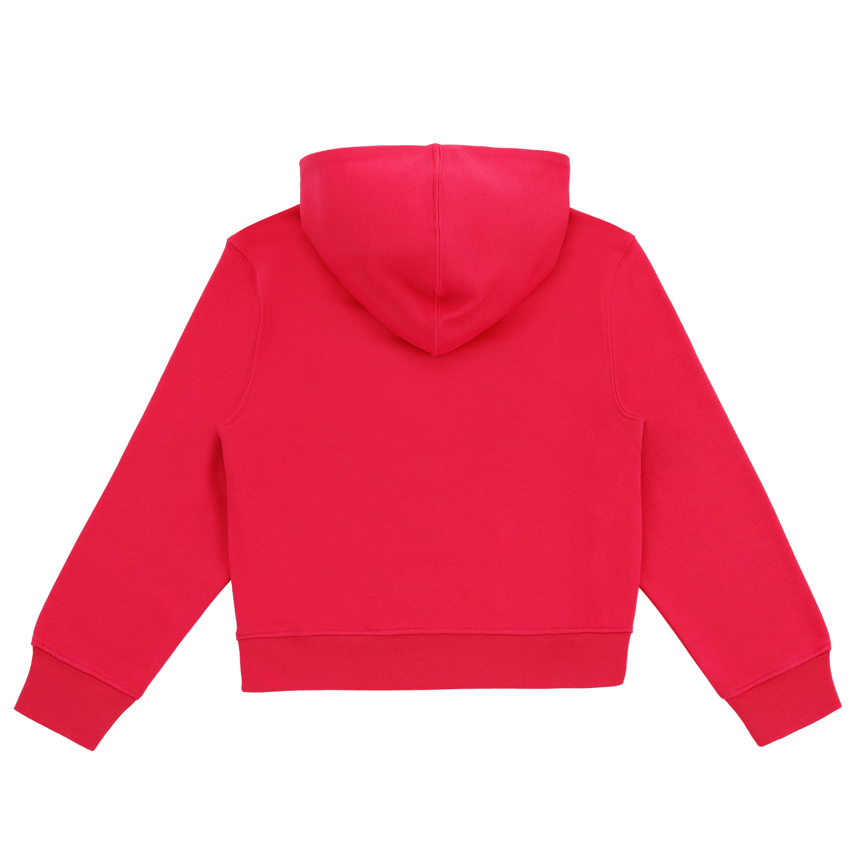 Kız Çocuk Fuşya Kapüşonlu Sweatshirt