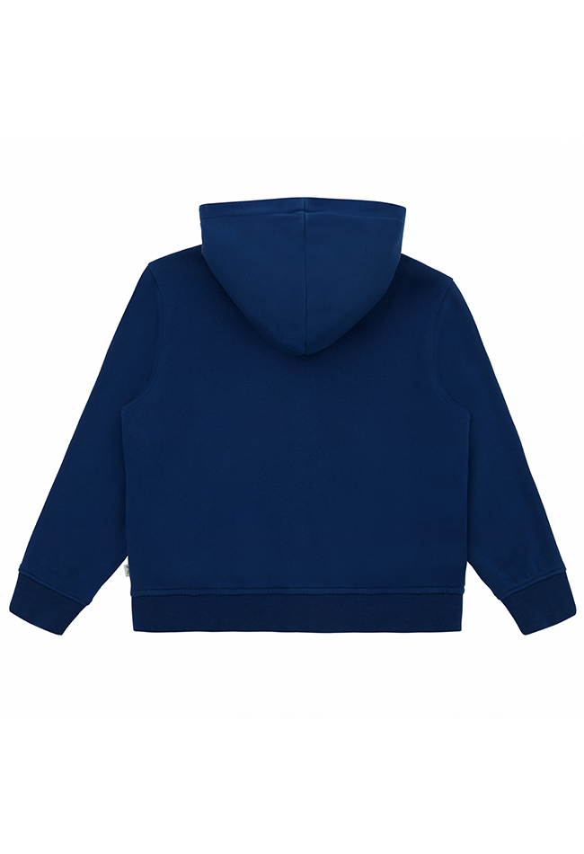 Kız Çocuk Lacivert Kapüşonlu Sweatshirt